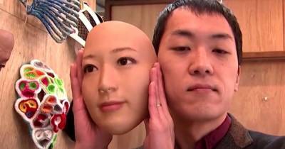 Японец создает на 3D-принтере маски, неотличимые от лица человека (видео) - focus.ua - Япония - Токио
