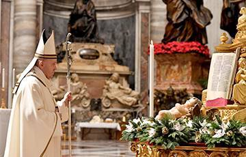 Петр СВЯТОЙ (Святой) - Папа Франциск отслужил «пандемическую» рождественскую мессу - charter97.org