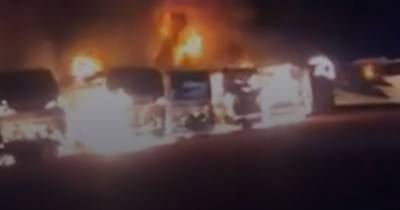 Пожар на мексиканской парковке: огонь полностью уничтожил 11 пассажирских автобусов - tsn.ua - Сочи - Мексика