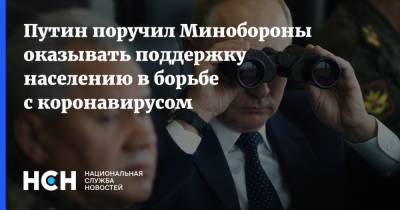 Владимир Путин - Путин поручил Минобороны оказывать поддержку населению в борьбе с коронавирусом - nsn.fm - Россия