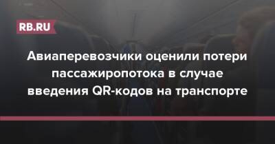 Михаил Демин - Авиаперевозчики оценили потери пассажиропотока в случае введения QR-кодов на транспорте - rb.ru - Россия