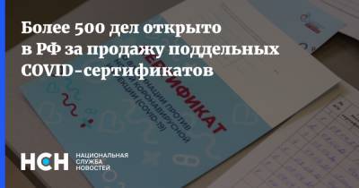 Ирина Волк - Более 500 дел открыто в РФ за продажу поддельных COVID-сертификатов - nsn.fm - Россия