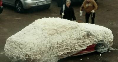 Украинский пранкер залил авто своей матери монтажной пеной, — СМИ - focus.ua - Украина - Житомирская обл.