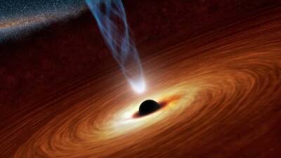 Космический штопор: Черная дыра выбросила необычный галактический джет и мира - cursorinfo.co.il