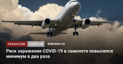 Риск заражения COVID-19 в самолете повысился минимум в два раза - kubnews.ru