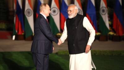 Владимир Путин - Нарендра Моди - Путин и Моди приняли совместное заявление по итогам XXI российско-индийского саммита - mir24.tv - Россия - Индия