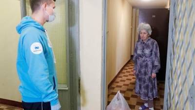 Волонтеры «Мы вместе» навестили пенсионеров, находящихся на самоизоляции - 5-tv.ru - Ленобласть обл.