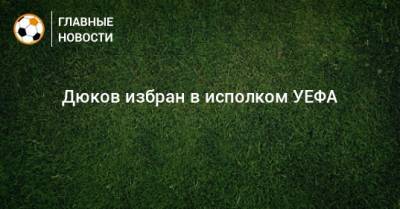 Александр Дюков - Дюков избран в исполком УЕФА - bombardir.ru