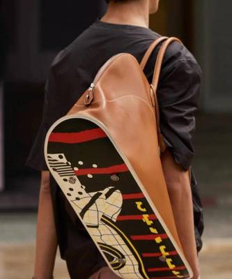Эффектный трюк: сумка-скейтборд от Hermès - skuke.net - Париж