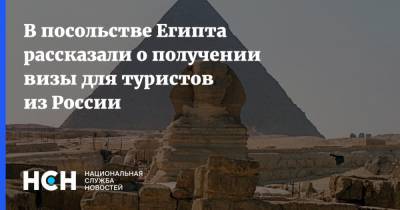 В посольстве Египта рассказали о получении визы для туристов из России - nsn.fm - Россия - Египет - Посольство