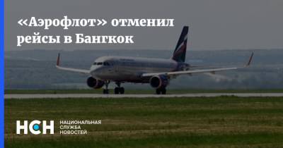 Михаил Демин - «Аэрофлот» отменил рейсы в Бангкок - nsn.fm - Россия - Москва - Таиланд - Бангкок - Афганистан - Дели