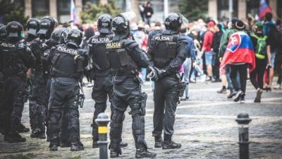 В Братиславе началась акция протеста. Слышны выстрелы - eadaily.com - Словакия - Братислава