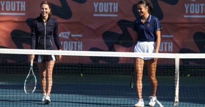 Кейт Миддлтон - Эмма Радукану - Кейт Миддлтон сыграла в теннис в паре с 18-летней спортивной суперзвездой - focus.ua - Украина - Сша