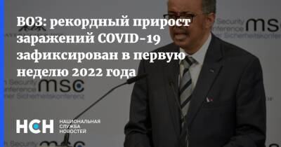 Тедрос Адханом Гебрейесус - ВОЗ: рекордный прирост заражений COVID-19 зафиксирован в первую неделю 2022 года - nsn.fm - Женева