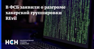 В ФСБ заявили о разгроме хакерской группировки REvil - nsn.fm - Россия