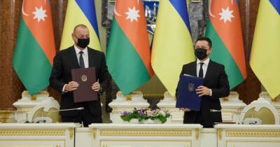 Ильхам Алиев - Визит президента Азербайджана в Украину: стороны подписали декларацию об углублении партнерства - dsnews.ua - Украина - Азербайджан