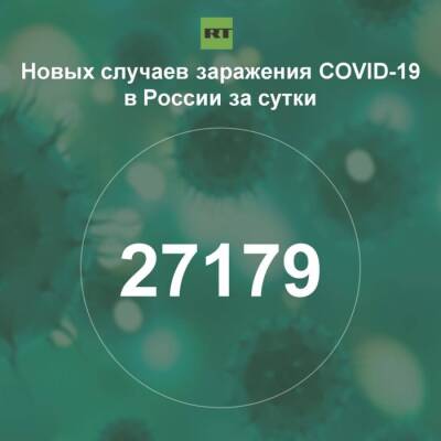 За сутки в России выявили 27 179 случаев инфицирования коронавирусом - rf-smi.ru - Россия - Covid-19