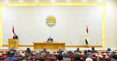 Эмомали Рахмон - Расширенное заседание Правительства Республики Таджикистан состоялось в Душанбе - dialog.tj - Таджикистан - Душанбе