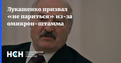 Александр Лукашенко - Лукашенко призвал «не париться» из-за омикрон-штамма - nsn.fm - Белоруссия
