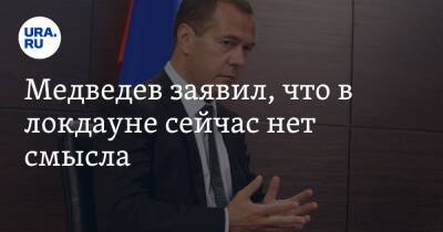 Дмитрий Медведев - Алексей Водовозов - Медведев заявил, что в локдауне сейчас нет смысла. Видео - ura.news - Россия - Москва