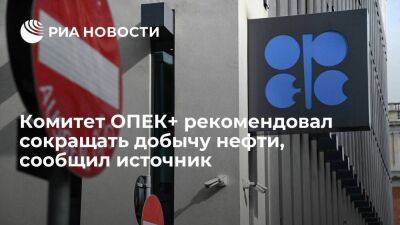 Владимир Путин - Комитет ОПЕК+ рекомендовал продолжить сокращать добычу на 2 миллиона баррелей в сутки - smartmoney.one - Россия - Евросоюз
