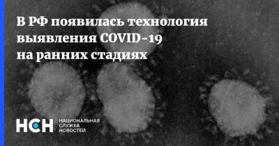 В РФ появилась технология выявления COVID-19 на ранних стадиях - nsn.fm - Россия