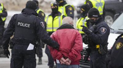 Полиция Канады разогнала протестующих на границе с США - belta.by - Белоруссия - Сша - Минск - Оттава - Canada - штат Мичиган - провинция Онтарио - Covid-19