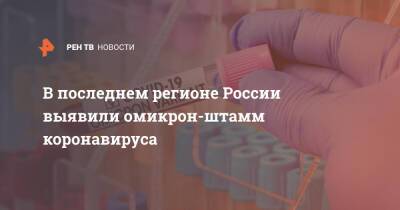 В последнем регионе России выявили омикрон-штамм коронавируса - ren.tv - Россия - округ Чукотка