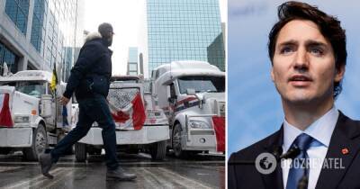 Джастин Трюдо - В Канаде впервые за 50 лет могут ввести чрезвычайное положение из-за протестов дальнобойщиков - obozrevatel.com - Сша - Канада