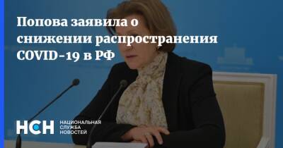 Анна Попова - Попова заявила о снижении распространения COVID-19 в РФ - nsn.fm - Россия