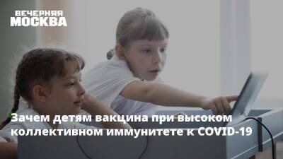 Максим Скулачев - Зачем детям вакцина при высоком коллективном иммунитете к COVID-19 - vm.ru - Москва