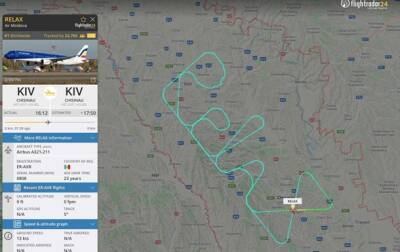 У границы Украины самолет написал в воздухе слово "Расслабьтесь" - korrespondent.net - Россия - Украина - Германия - Молдавия