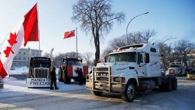 В столице Канады запретили сигналить из-за антиковидной забастовки дальнобойщиков - 5-tv.ru - Канада - Нью-Йорк - Оттава - Covid-19