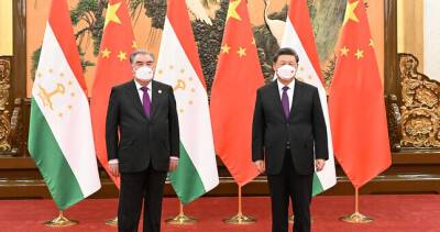 Си Цзиньпин - Эмомали Рахмон - Главы Таджикистана и Китая обсудили вопросы двустороннего сотрудничества - dialog.tj - Китай - Таджикистан - Пекин - Президент