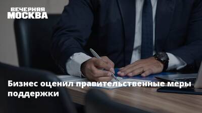 Бизнес оценил правительственные меры поддержки - vm.ru - Россия - Москва