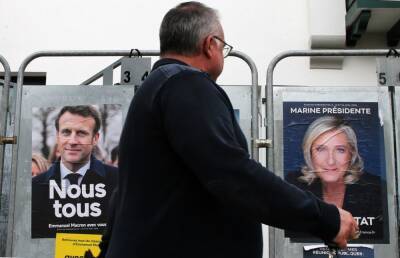 Эммануэль Макрон - Марин Ле-Пен - Во Франции пройдет первый тур президентских выборов - dialog.tj - Франция - Президент