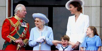 Елизавета II (Ii) - королева Елизавета II (Ii) - принц Уильям - Елизавета Королева - Кейт Миддлтон - принц Луи - принц Джордж - принцесса Шарлотта - Растрогал прабабушку. Принц Луи очаровал зрителей Trooping Colour в честь платинового юбилея королевы Елизаветы на престоле - nv.ua - Украина - Англия - Лондон