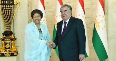 Эмомали Рахмон - Эмомали Рахмон провел встречу с заместителем Генерального секретаря ООН Аминой Мухаммад - dialog.tj - Таджикистан - Президент