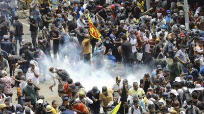 Стало известно, сколько людей пострадали во время протестов на Шри-Ланке - ru.slovoidilo.ua - Россия - Украина - Шри Ланка - Президент